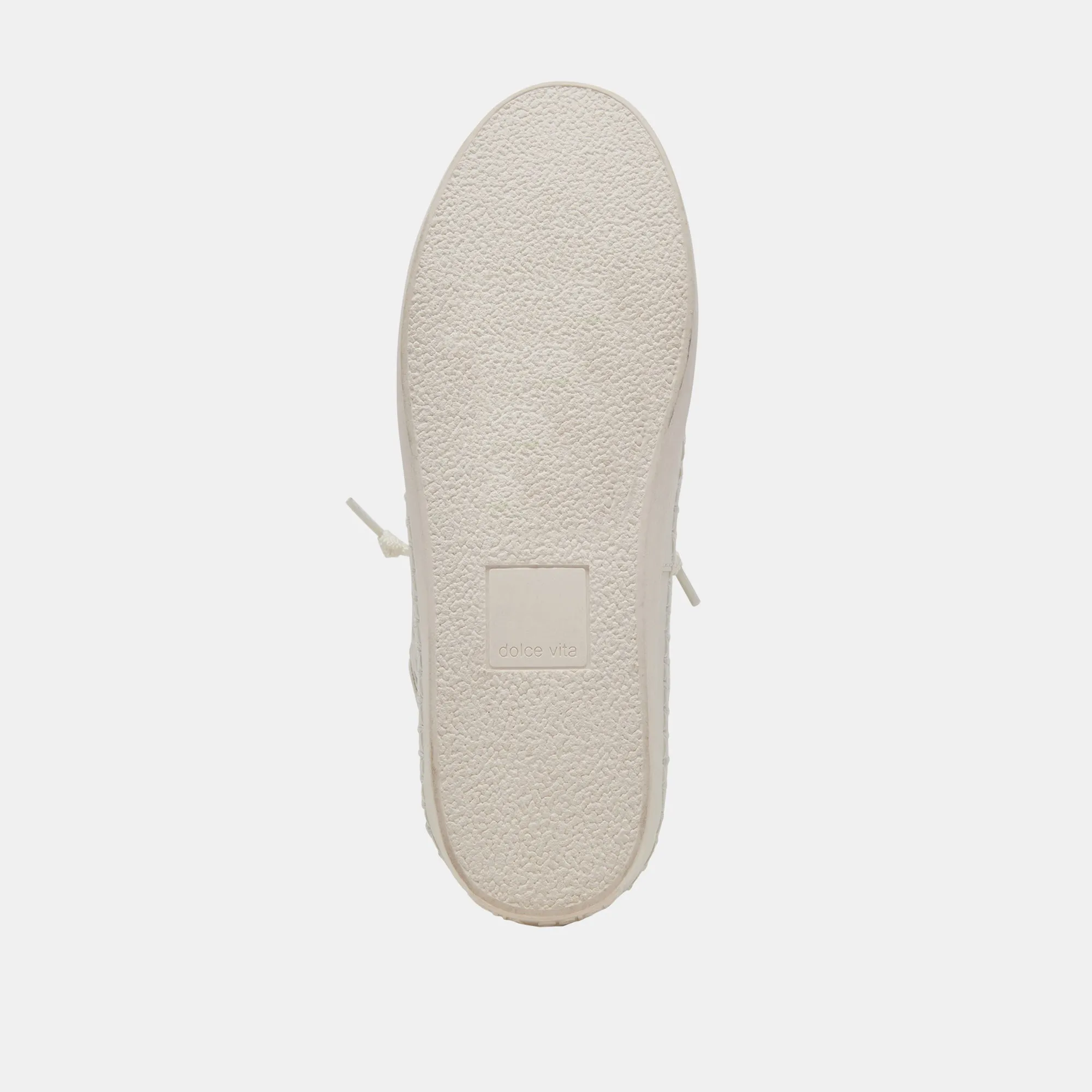 ZOLEN SNEAKERS BLANC EN CUIR PERFORÉ